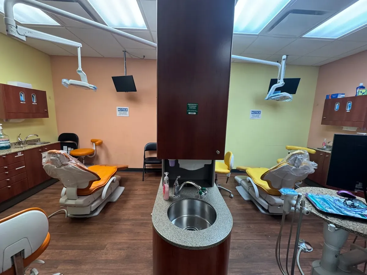 A treatment room at Brooklyn Dental Group