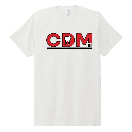 Men's Tri-Blend Tee, Fairly White