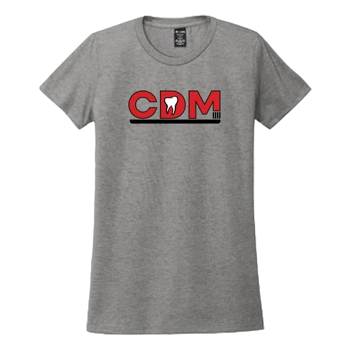 Women's Tri-Blend Tee, Aluminum Grey