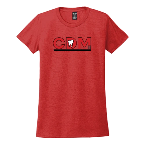 Women's Tri-Blend Tee, Rise Up Red